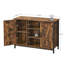 Buffet, Buffet, Armoire d'appoint, Portes de grange, Rustique
