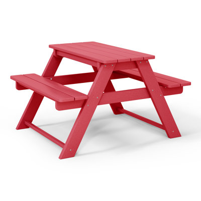 Table de pique-nique d'extérieur pour enfants