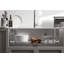 Évier de cuisine en acier inoxydable L 33 po x l 21 po x H 10 po