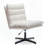 Teddy Fabric Adjustable Armless  360° Swivel Accent Office Chair-1819873669