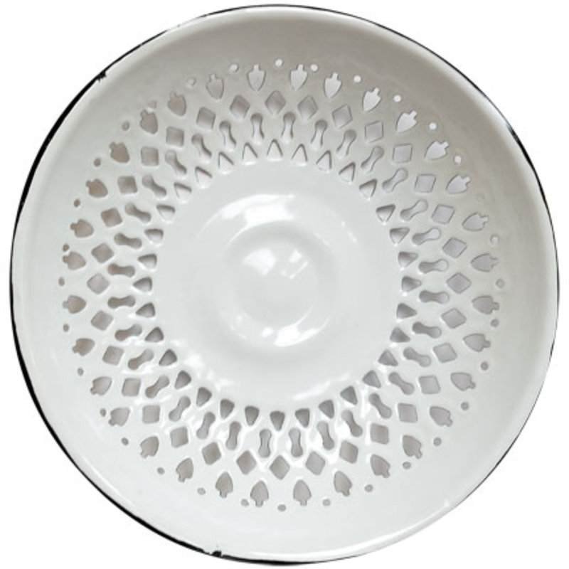 Assiette à pain en émail