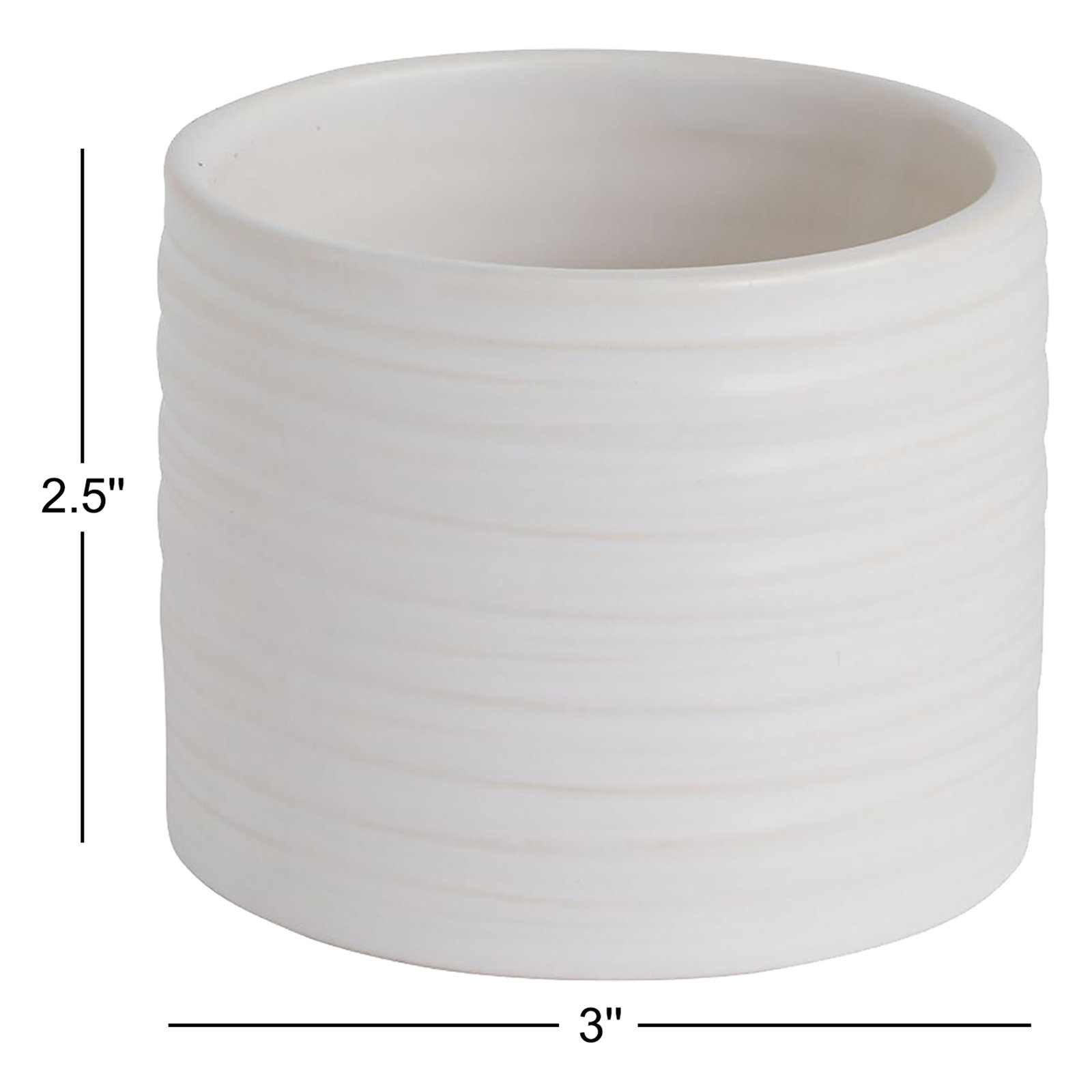 Tennyson 3" Handmade Ceramic Pot Planter