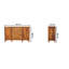 155cm Solid Wood Sideboard
