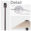 Lampe sur pied de fantaisie 61 po Trevell