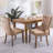 High-End Tufted Solid Wood Contemporary PU And Velvet Upholstered Dining Chair With Wood Legs Nailhead Trim  2-Pcs Set-156797480-156797482