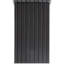 Remise de rangement carrée en métal compacte 3 pi x 3 pi avec porte verrouillable simple, noir