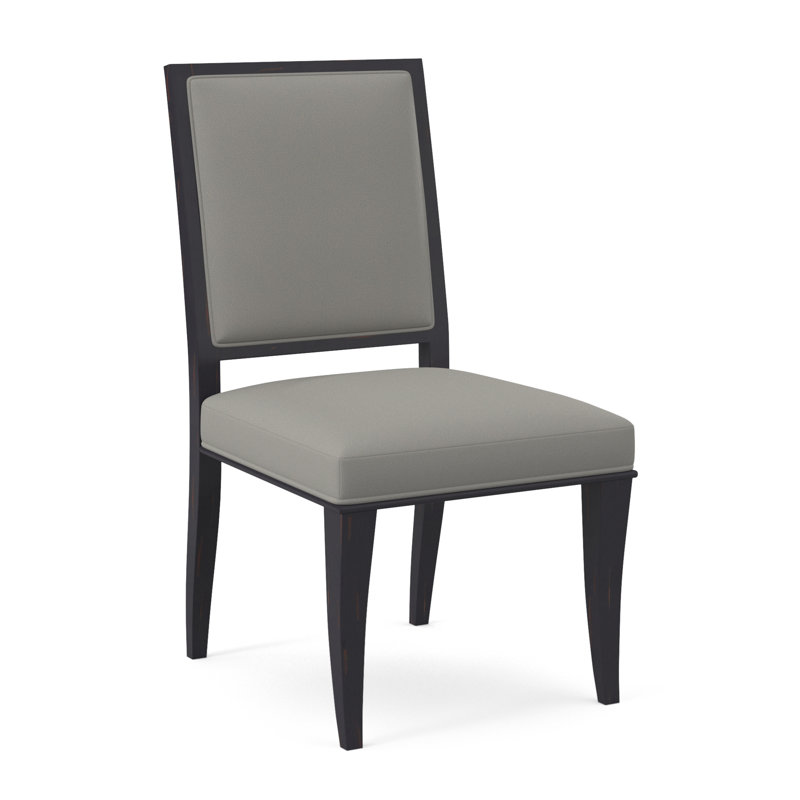 Chaise d'appoint en tissu Princeton, Ivoire Fizz, Ébène rétro