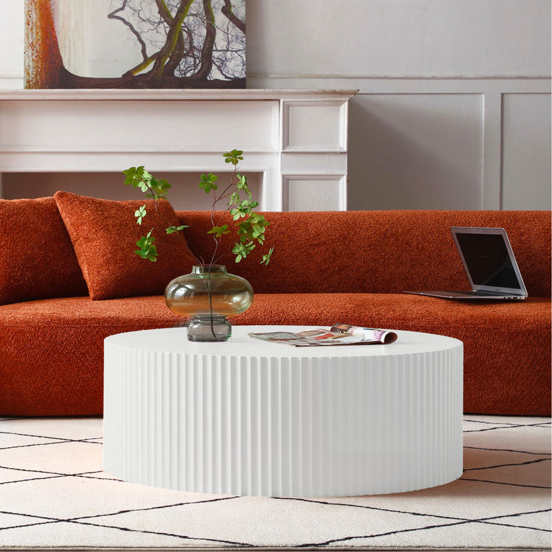 Table basse contemporaine Contemporary, Blanc