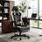 Adjustable Reclining Ergonomic Faux Leather Swiveling PC & Racing Game Chair(Set Of 2)-1317147752
