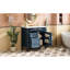 Meuble-lavabo moderne de 36 po avec lavabo en céramique, 3 tiroirs et 1 armoire de rangement, tablette réglable, organisateur de porte d'armoire, glissières de tiroir en métal lisse, poignée texturée exquise à pieds romains