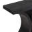 Solid Mango Wood Console Table, Black