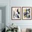 Flores Noche IV - Ensemble de 2 peintures sur toile encadrées-1975104213-1975094410-1975094405
