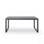 Table de salle à manger d'extérieur en aluminium