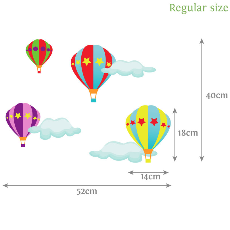 Wall Decal, 40cm H x 52cm W