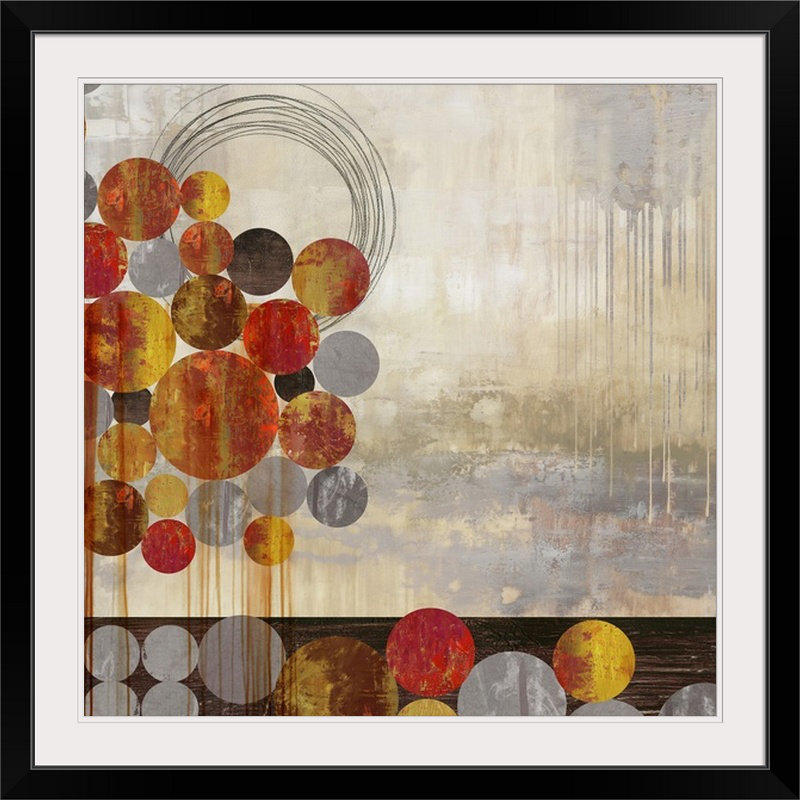 «Barkot Carty Scape» par Anife, reproduction d'art, Cadre noir, H 28 x l 28 po x P 1 po