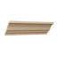 WM45 - Moulure de bois franc massif Crown Americraft, H 3 11/16 po x P 3 3/4 po x F 5 1/4 po x L 96 po, chêne blanchi-96930609
