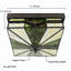 Glass and Tiffany Glass Flush Mount