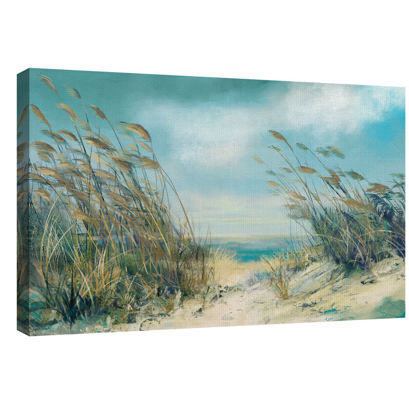 Reproduction d’art sur toile « dunes grass », H 24 po x l 36 po x P 1,5 po