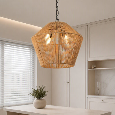 Luminaire suspendu 17 po Boho