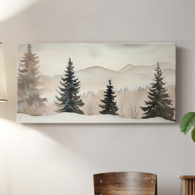 Série paysage - XLV III - Toile tendue avec châssis - Prêt à accrocher