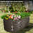 30" Extra Tall Galvanized Raised Garden Beds Outdoor, 8X4X2.5Ft Oval Metal Planter Boxes For Planting Vegetables, Flowers, Fruits, Eco-Safe & Easy Setup-1439956430