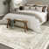 Elaine Machine Washable Oriental Area Rug with Non-Slip Backing