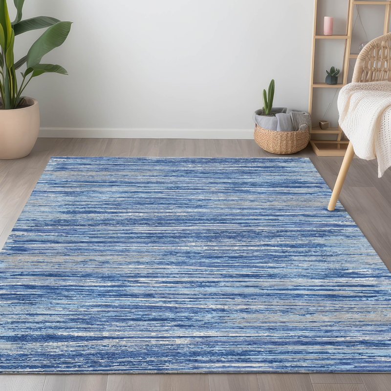 Malek Washable Indoor / Outdoor Rug, Rectangle 3' x 5'