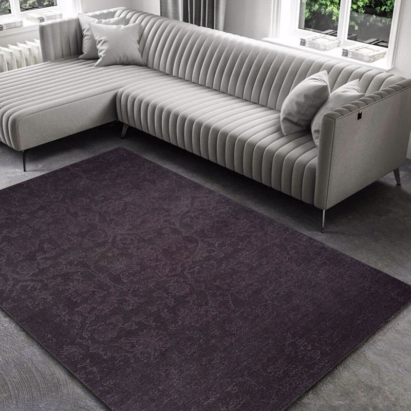 Premium 100% Polyester Area Rug, 6.9 x 10.2 ft | 1850 g/m², 0.2 in Pile Height | Recycled Poly Cotton Underside | Machine Washable at 30°C | Soft, Durable, Eco-Friendly Design for Modern Living Spaces