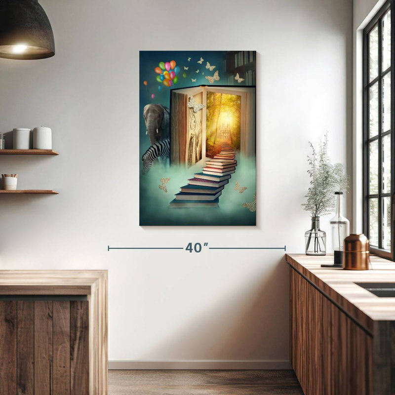 Kelan Stairway To Fantasy, H 39 po x l 26 po
