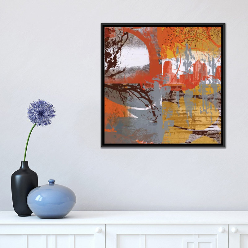 Daydream, impression sur toile tendue, H 18 po x l 18 po x P 1,5 po, Toile avec cadre noir, Pas de tapis