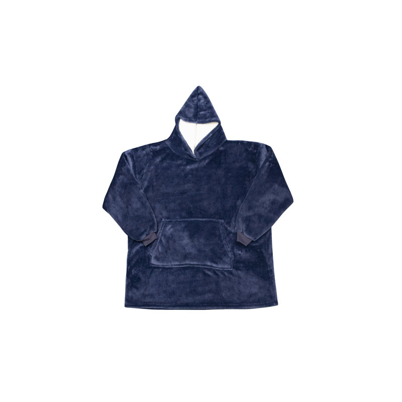 Bonnette Fleece Bathrobe with Pockets and Hood