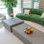 COLORADO Square Concrete Coffee Table 86 x 86 x 40.6 cm-93565142