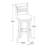 Beecroft Swivel Upholstered Counter Stool with Solid Wood Frame-1126740381