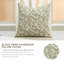 Coussin décoratif en lin fabriqué à la main à motif de blocs Fabcline Kamal Dutta - 24 x 24-105986685-105986689-105986690