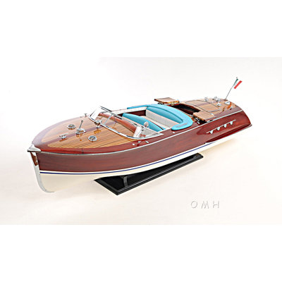 Bateau peint triton Riva