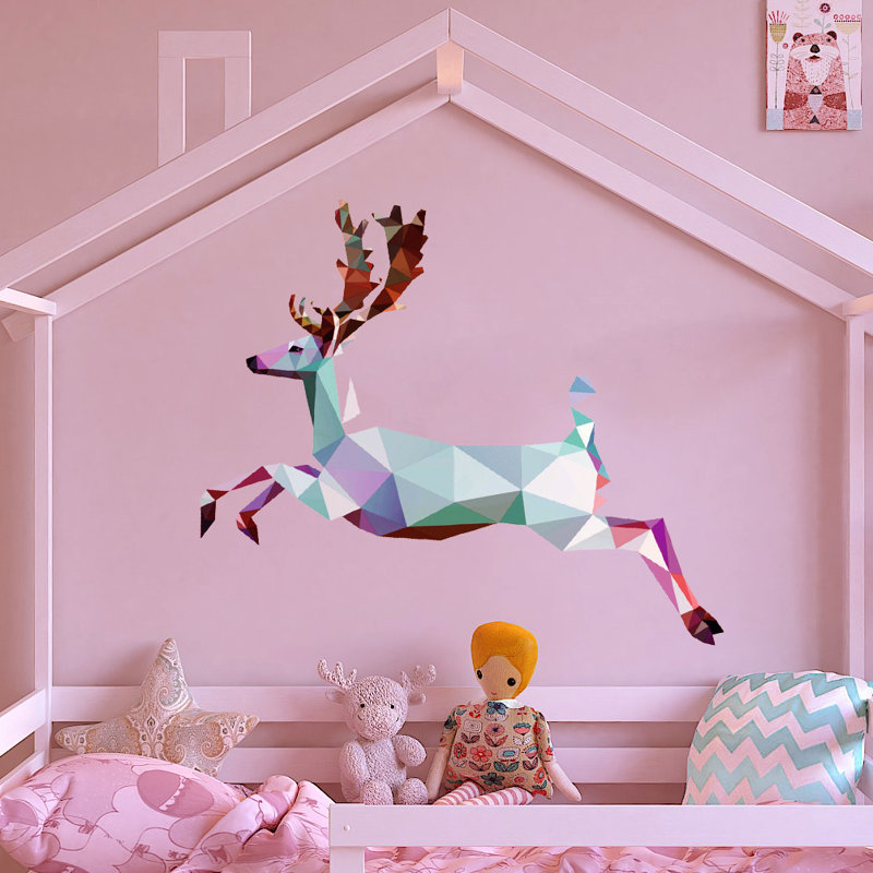 Animals Wall Decal, 33" H x 36" W