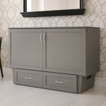 Greeson Murphy Bed Chest with 6" Mattress, Storage Drawer & Built-in Charger