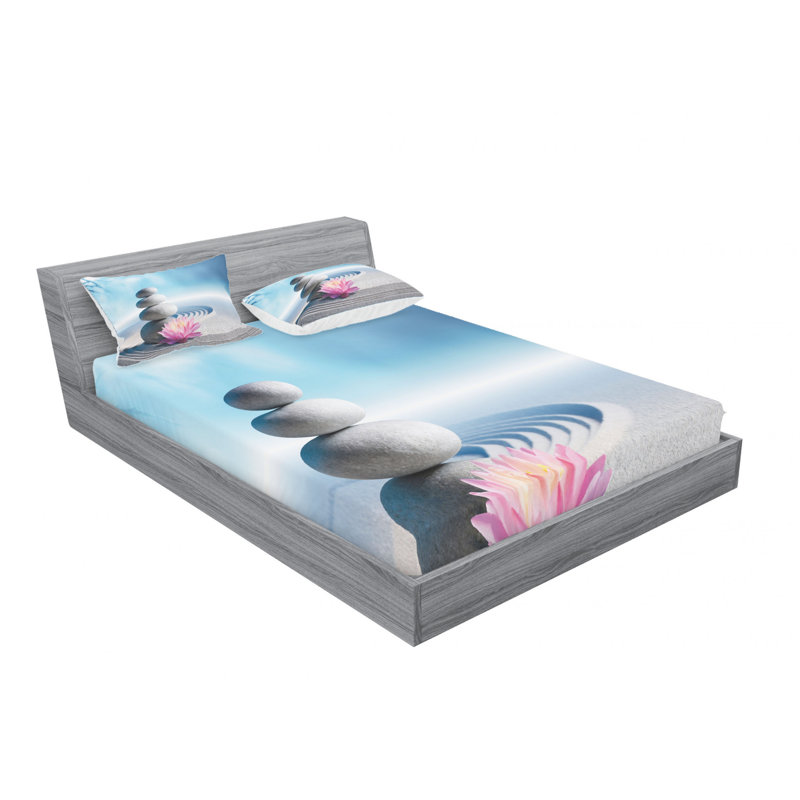Microfiber Sheet Set, Queen Sheet Set with Fitted Sheet