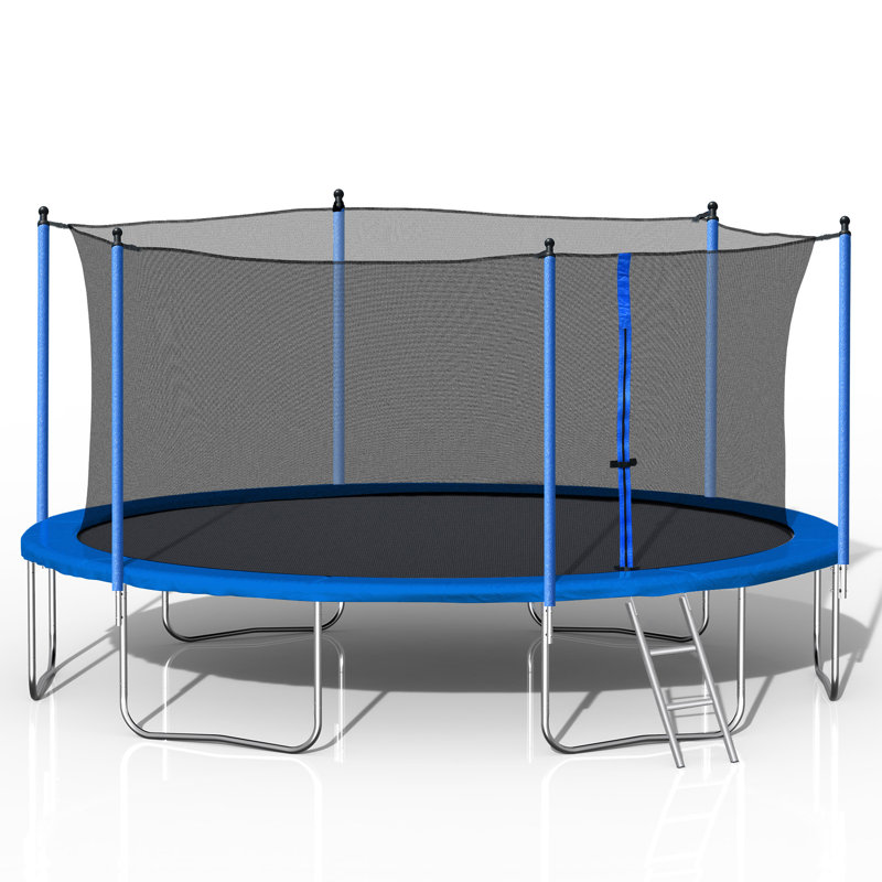14FT  Trampoline With Safety Enclosure Net