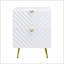 Table de chevet 2 tiroirs Canesha-83195754