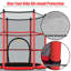 Gymax Hexagon Backyard Trampoline with Safety Enclosure-51012296