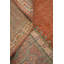 Tapis orange à motif de teinture végétale Ziegler 8 x 8