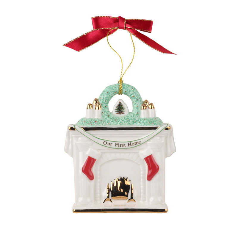 Spode Christmas Tree First Home Fireplace Orn 2023