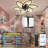 Daejia Ceiling Fan with LED Lights