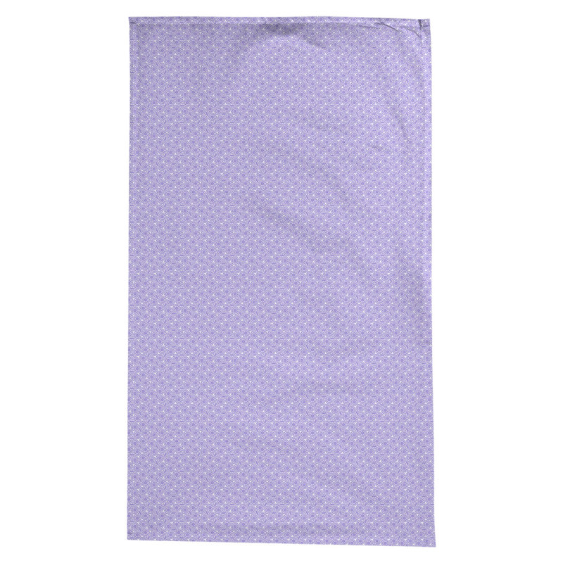 Nappe à motif géométrique 100% coton leffel, Mauve et pastel