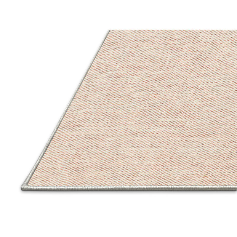 Tapis de zone rose contemporaine, Rectangle 5 pi x 7 pi