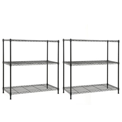 Metal wire shelving