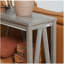 Console, table d'entrée de ferme avec tablette à lattes de rangement, canapé rustique avec anti-basculement pour le salon, couloir-2126556455