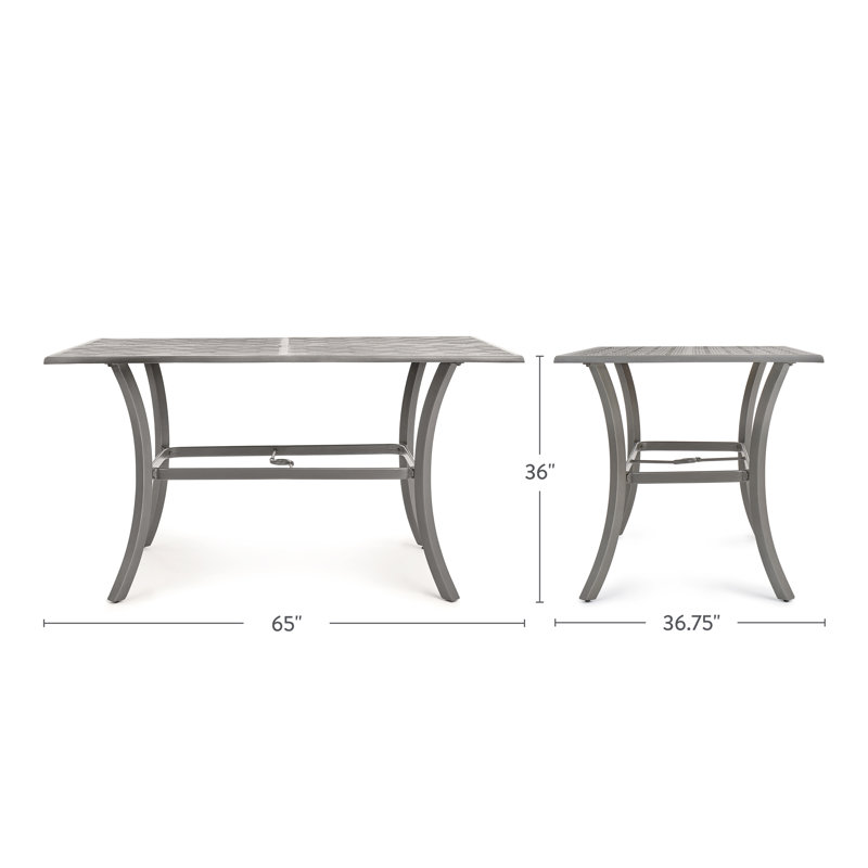 Merge Tables Outdoor Balcony Table, Weathered Teak