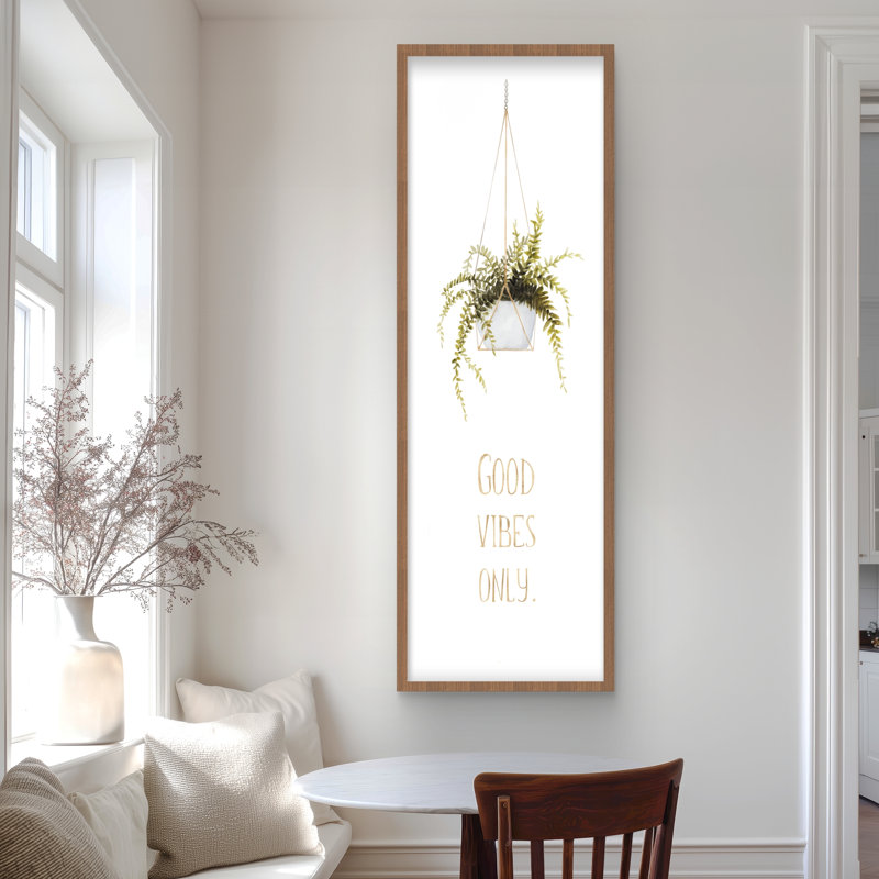 Good vibes only - Spiritual Bathroom, H 60 po x l 20 po